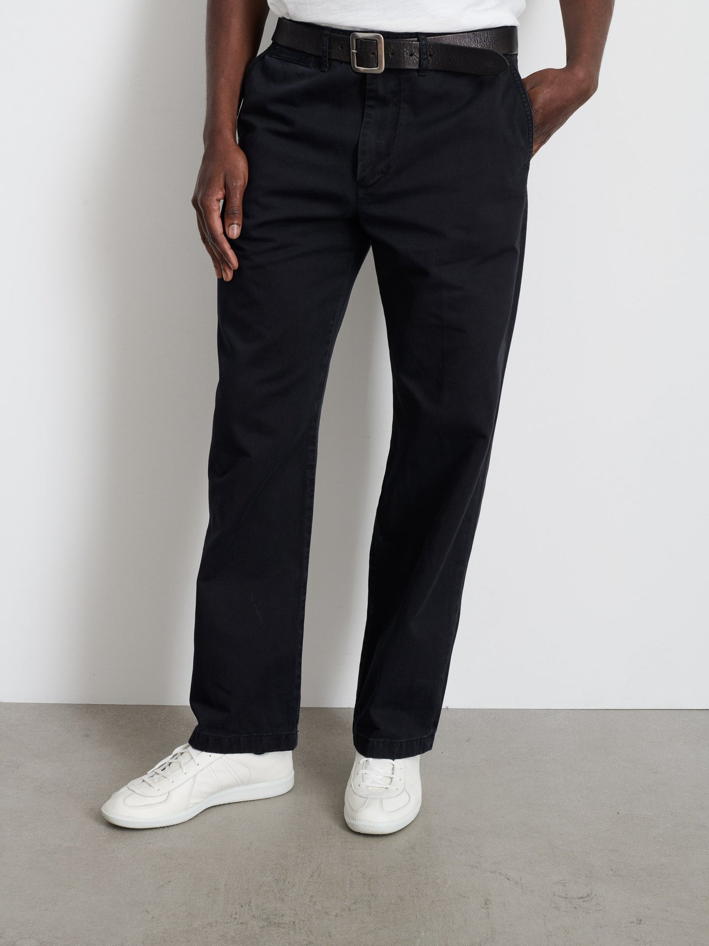 Alex Mill Straight Leg Pant In Vintage Wash Chino Washed Black