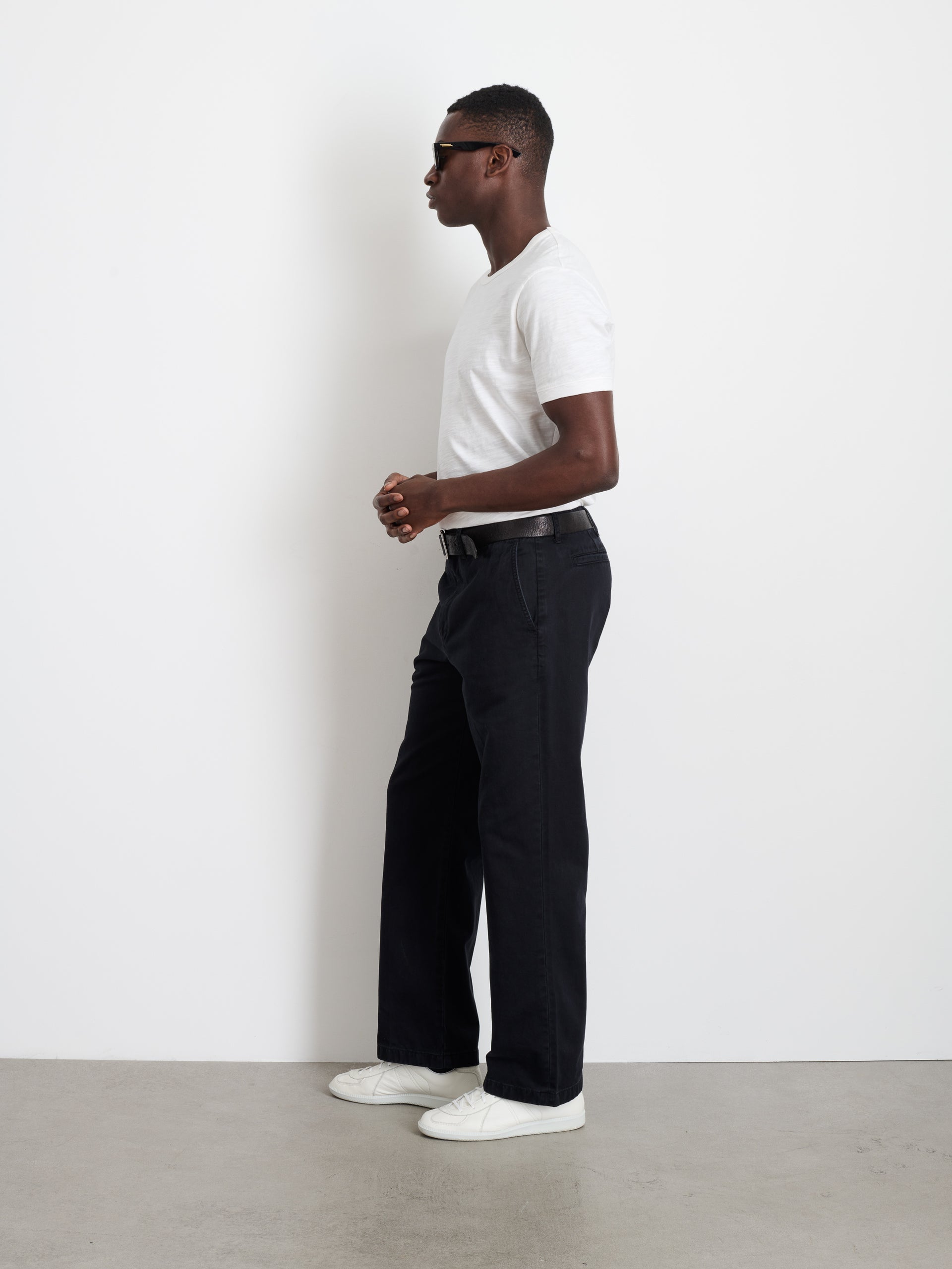 Alex Mill Straight Leg Pant In Vintage Wash Chino Washed Black