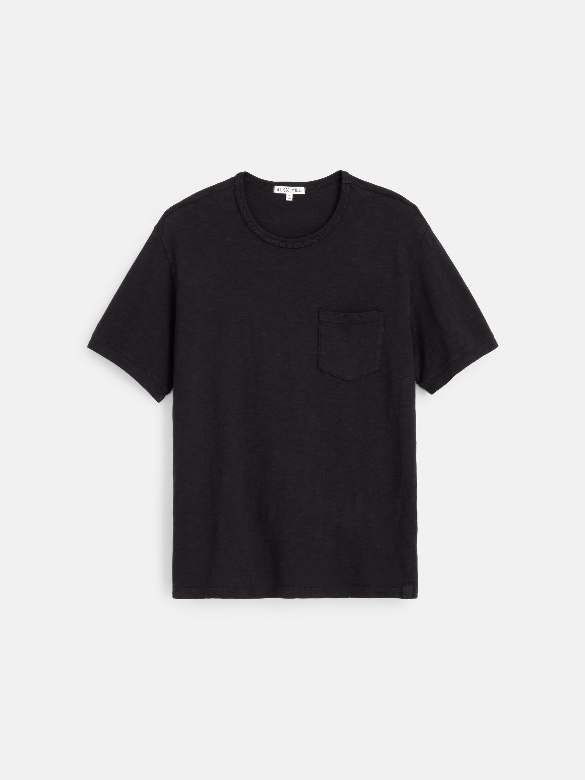 Alex Mill Standard Slub Pocket Tee Black
