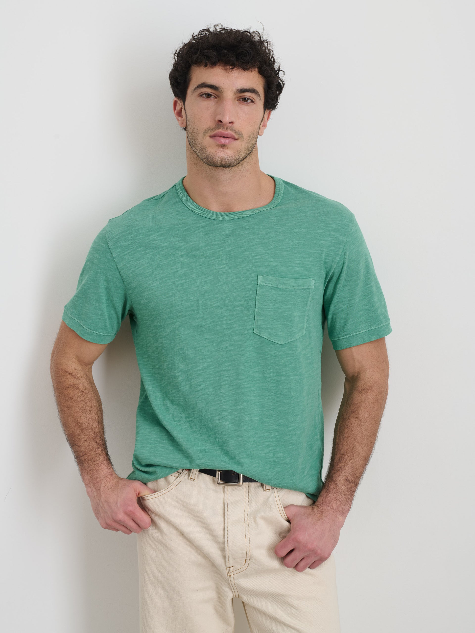 Alex Mill Standard Slub Pocket Tee Light Jade
