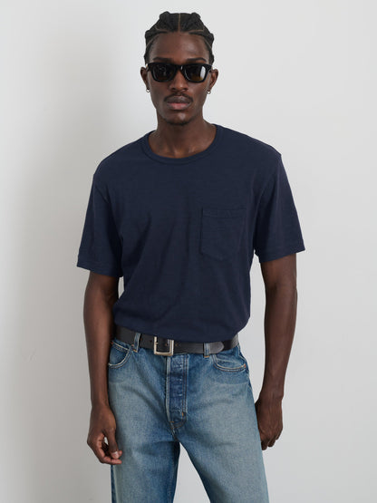 Alex Mill Standard Slub Pocket Tee Navy