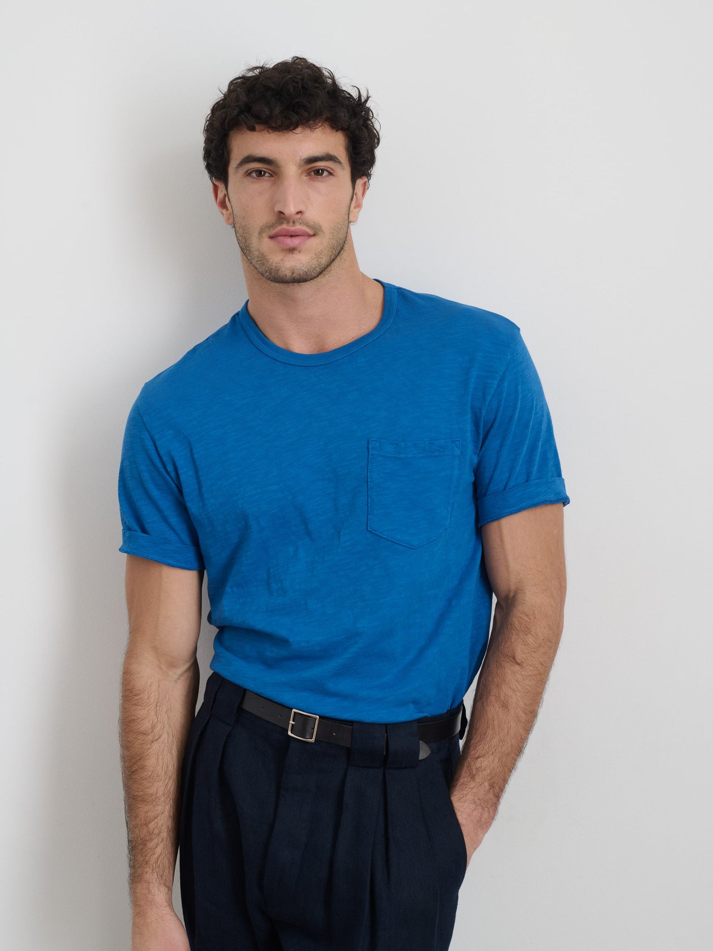 Alex Mill Standard Slub Pocket Tee Cunningham Blue