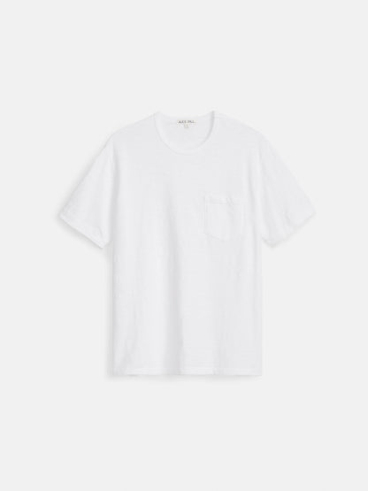 Alex Mill Standard Slub Pocket Tee White