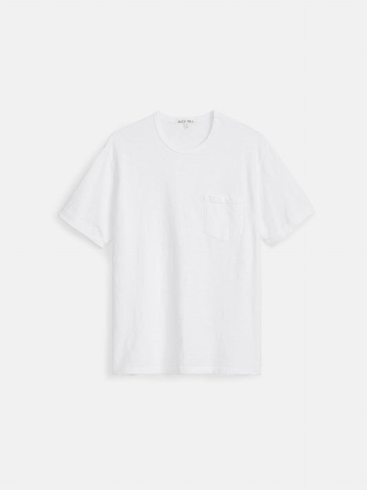 Alex Mill Standard Slub Pocket Tee White