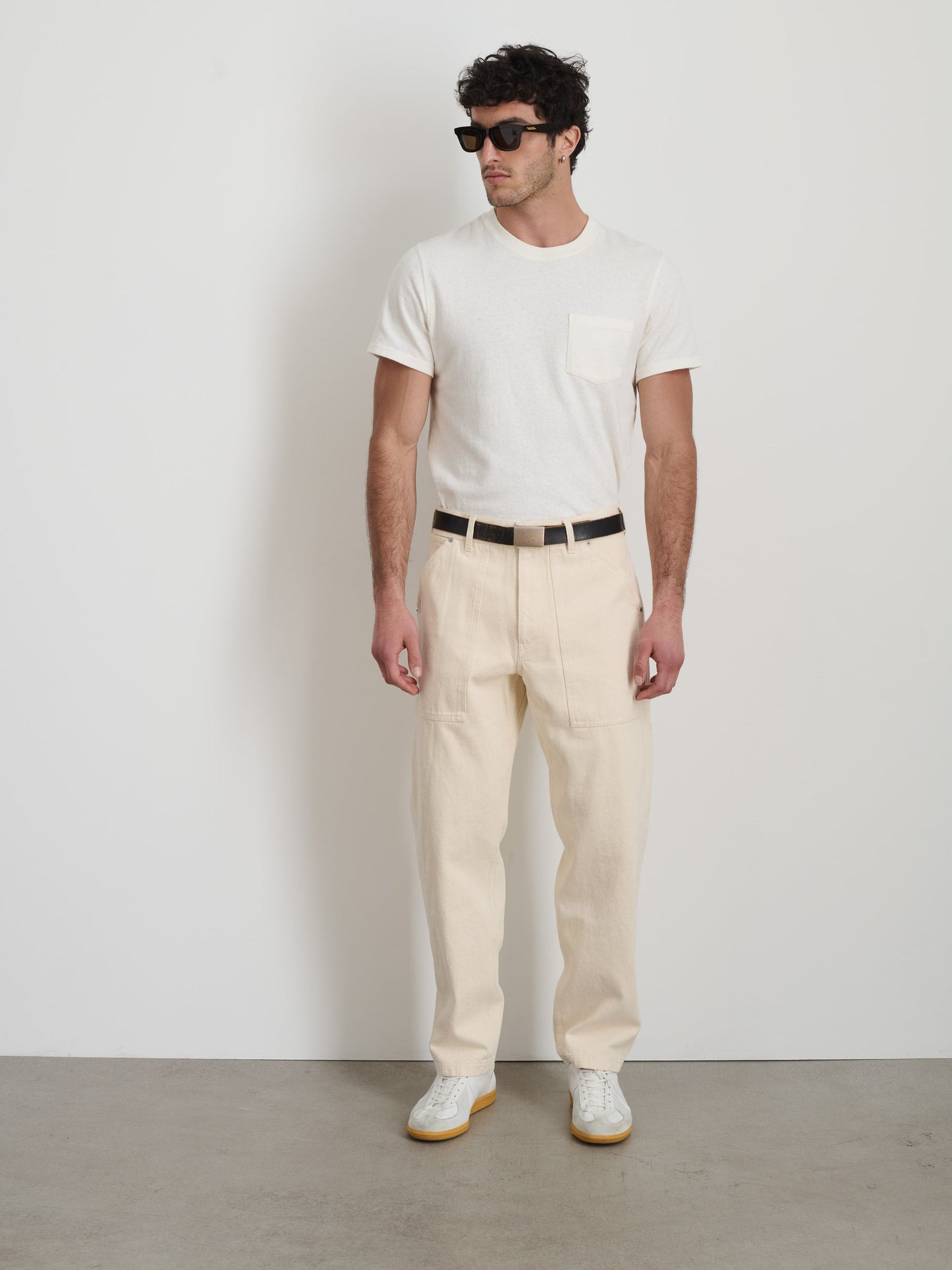 Alex Mill Standard Slub Pocket Tee White