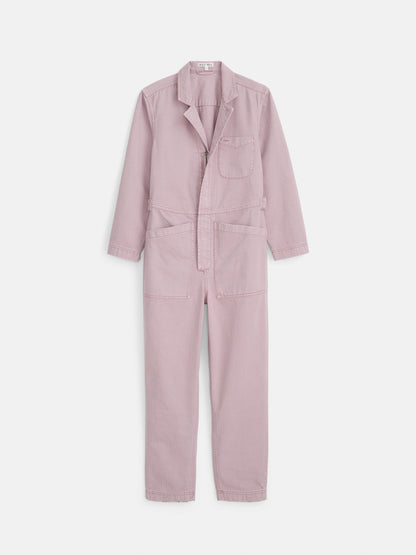 Alex Mill Standard Zip Jumpsuit in Herringbone Thistle