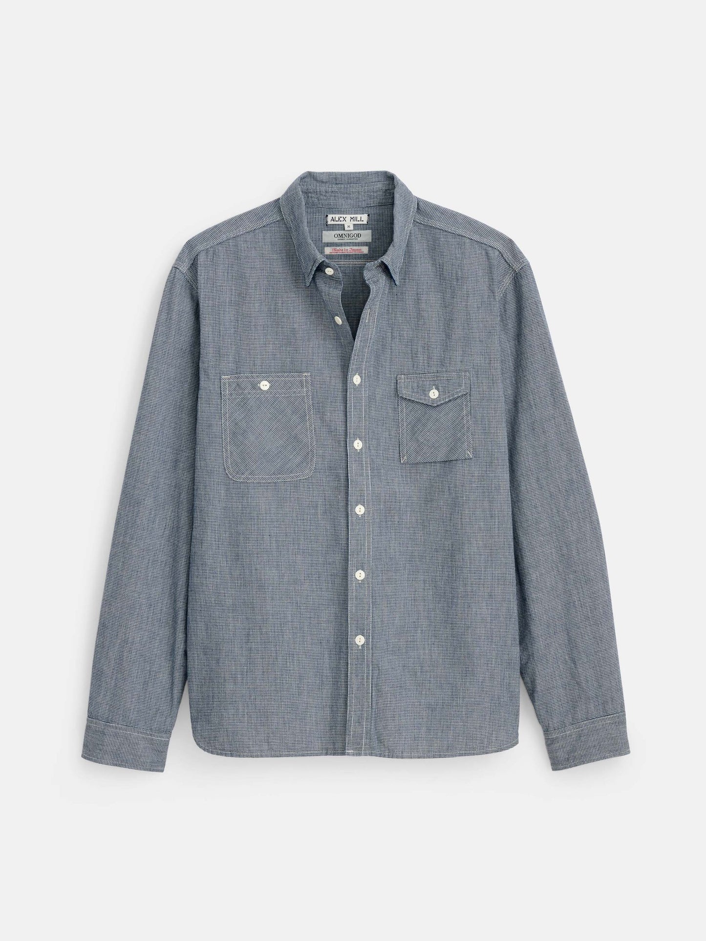 Alex Mill OMNIGOD x Alex Mill Utility Shirt In Houndstooth