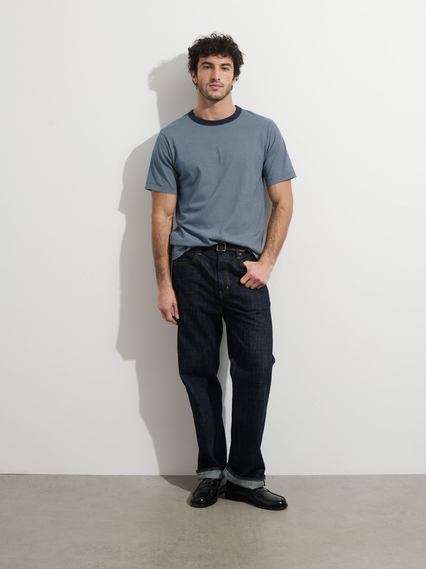 Alex Mill OMNIGOD x Alex Mill Fine Stripe Tee