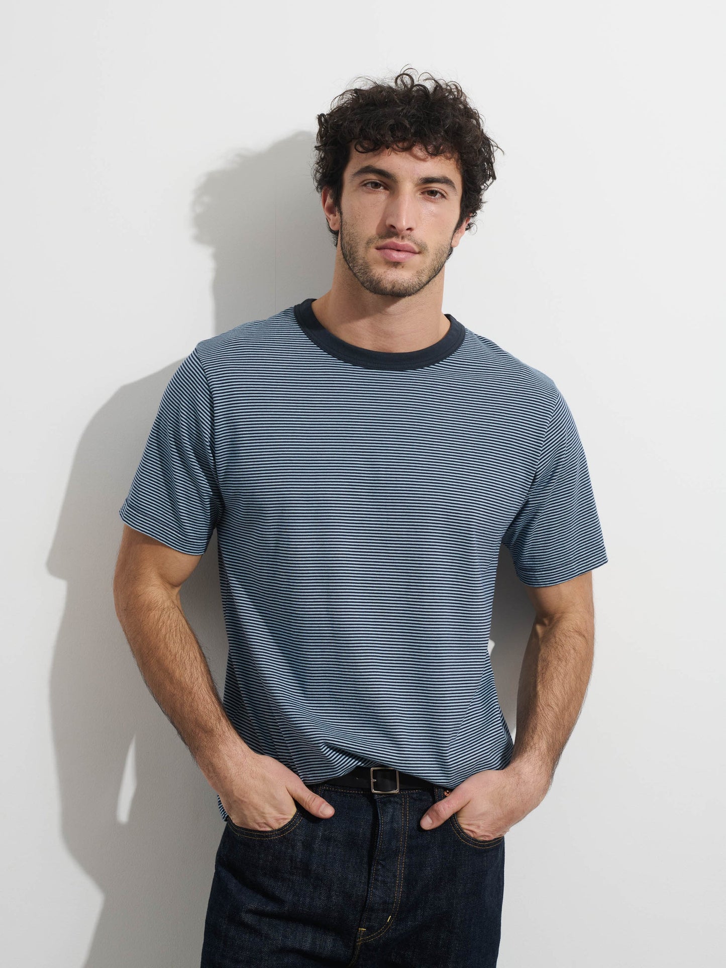 Alex Mill OMNIGOD x Alex Mill Fine Stripe Tee