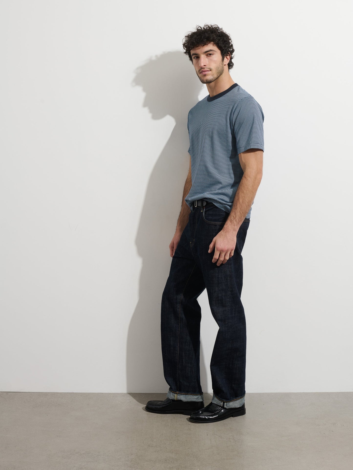 Alex Mill OMNIGOD x Alex Mill Fine Stripe Tee