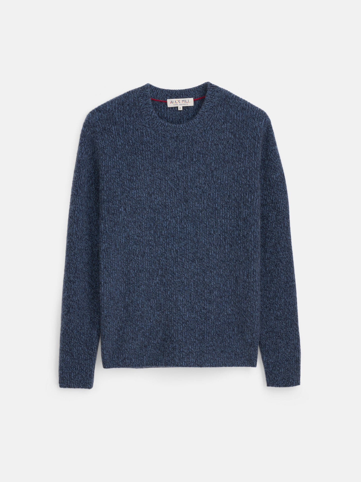 Alex Mill Jordan Cashmere Sweater in  Marled Cashmere Marled Baltic