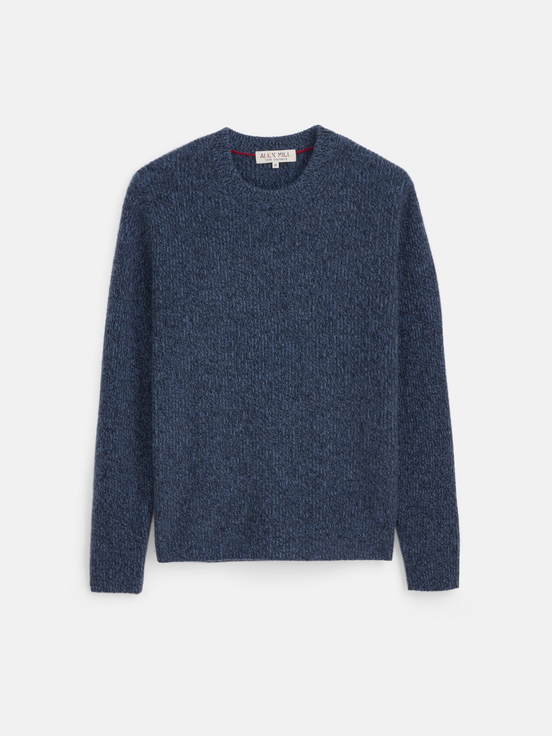 Alex Mill Jordan Cashmere Sweater in  Marled Cashmere Marled Baltic