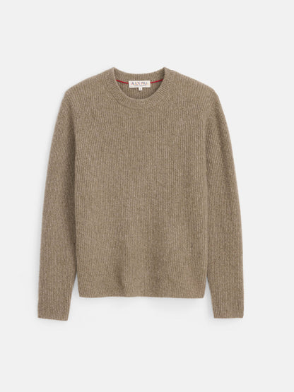Alex Mill Jordan Cashmere Sweater in  Marled Cashmere Marled Desert