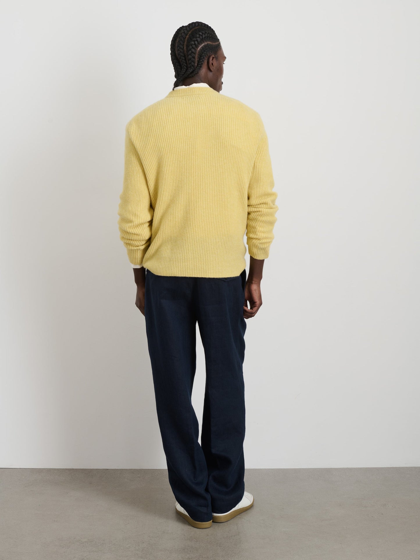 Alex Mill Jordan Sweater in Lightweight Cashmere Heather Field