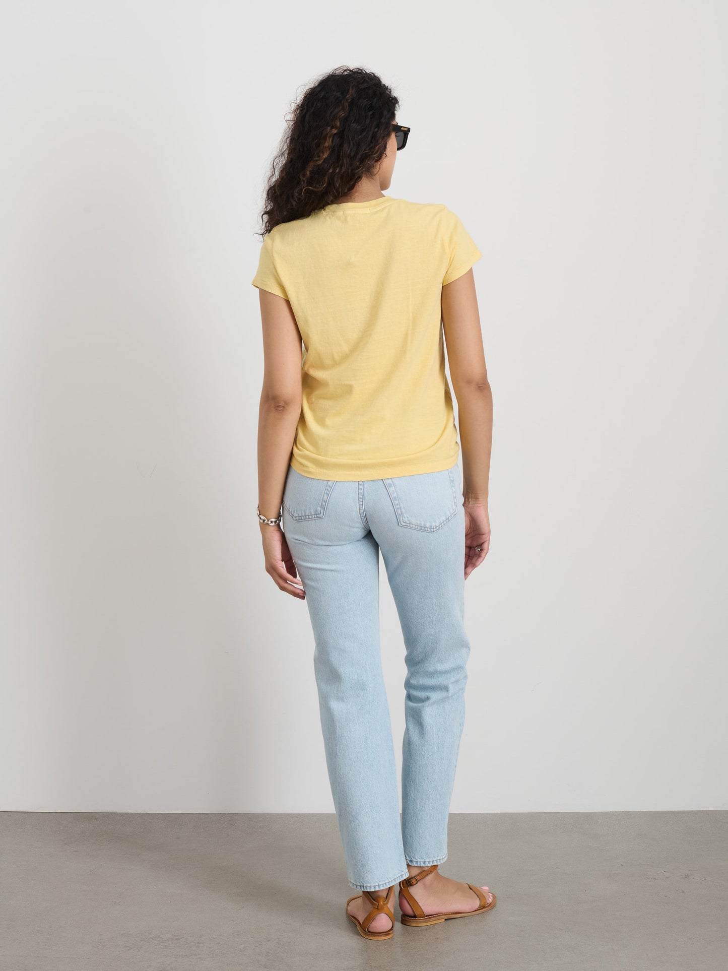 Alex Mill Prospect Tee in Cotton Jersey Butter