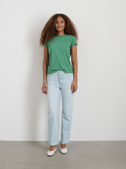 Alex Mill Prospect Tee in Cotton Jersey Kelly Green