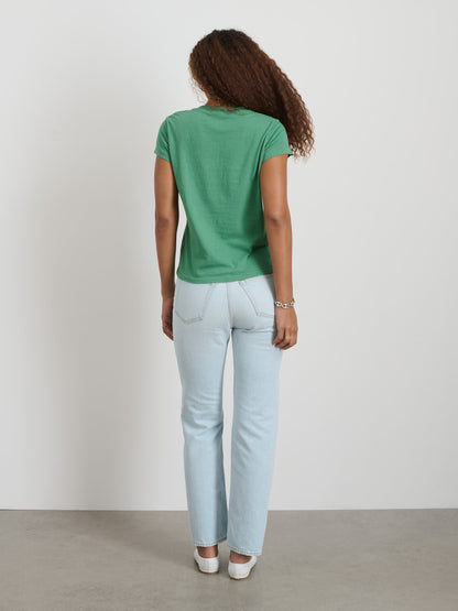 Alex Mill Prospect Tee in Cotton Jersey Kelly Green