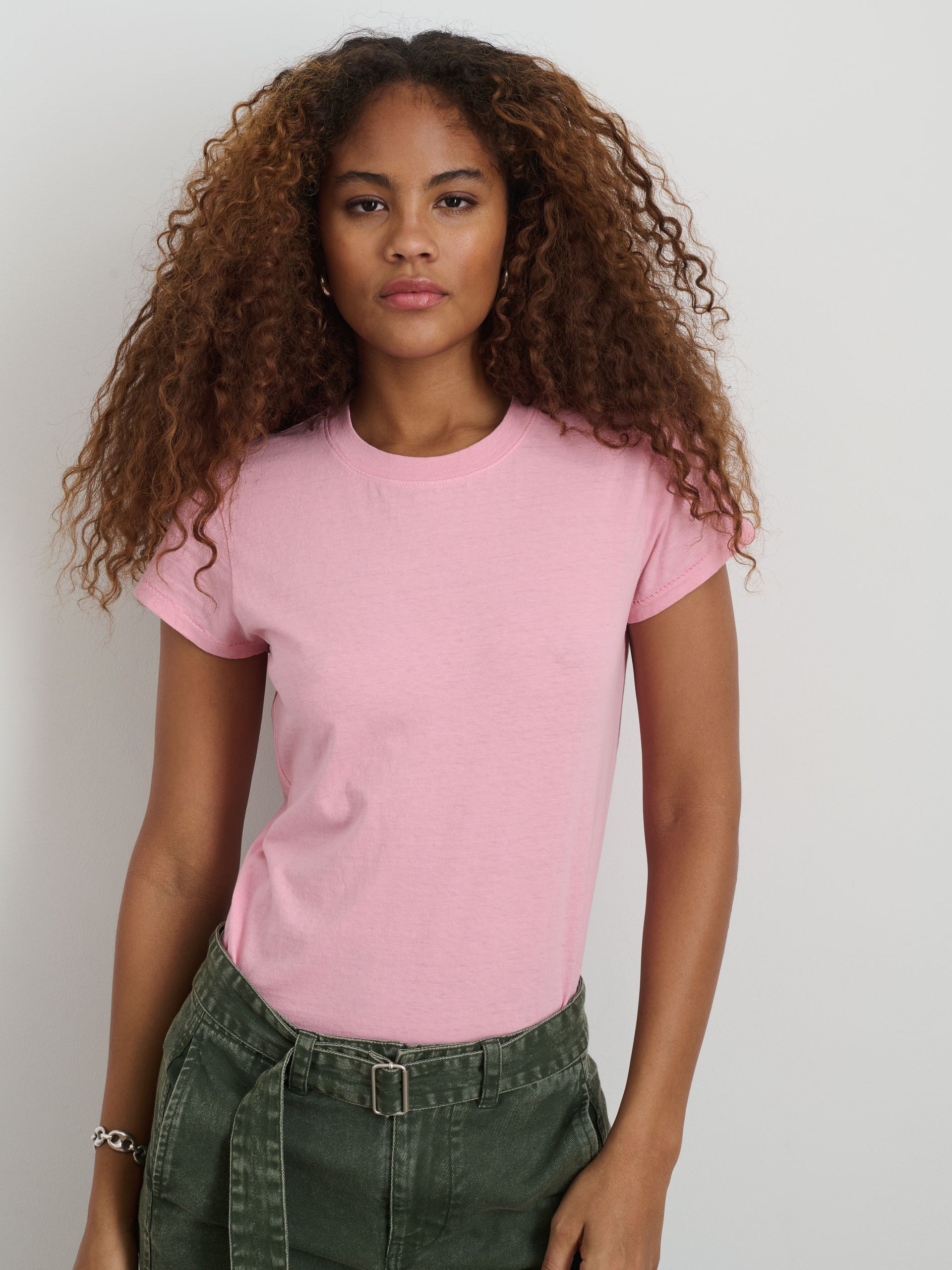 Alex Mill Prospect Tee in Cotton Jersey Twisted Taffy