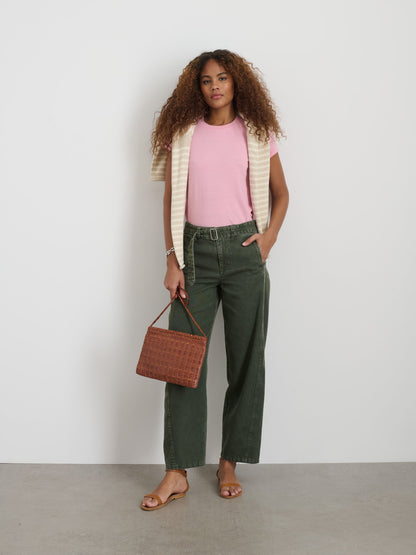 Alex Mill Prospect Tee in Cotton Jersey Twisted Taffy