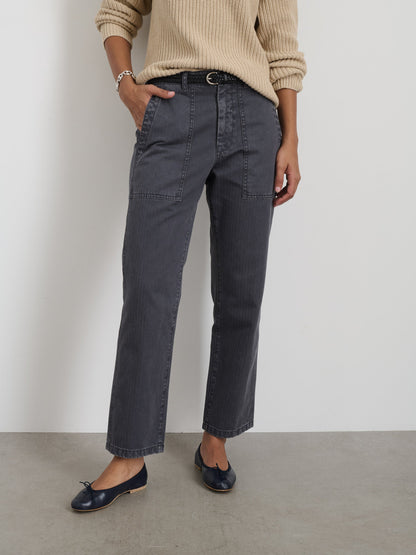 Alex Mill Neil Pant in Herringbone Pebble