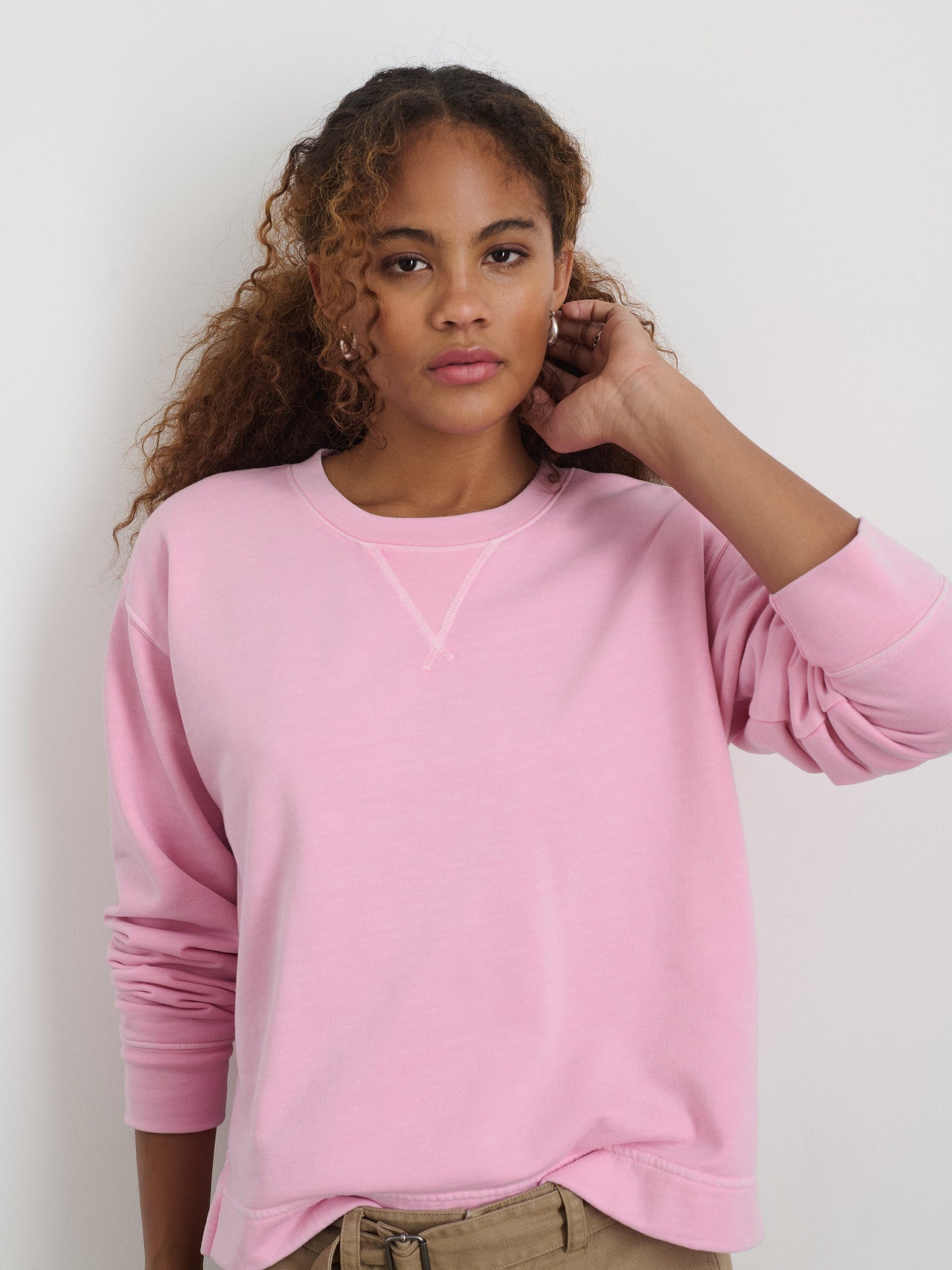 Alex Mill Andersen Sweatshirt Flamingo