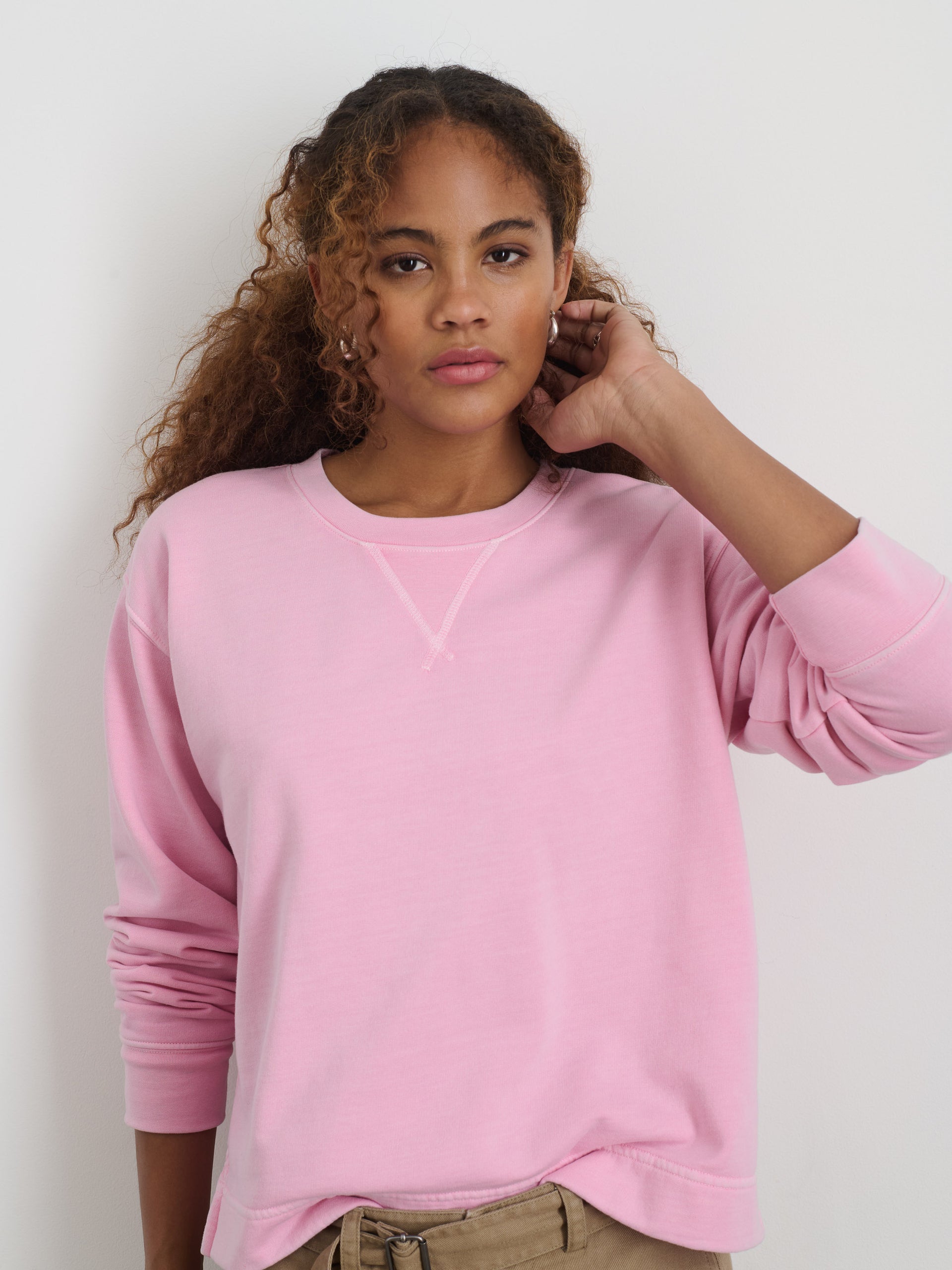Alex Mill Andersen Sweatshirt Flamingo