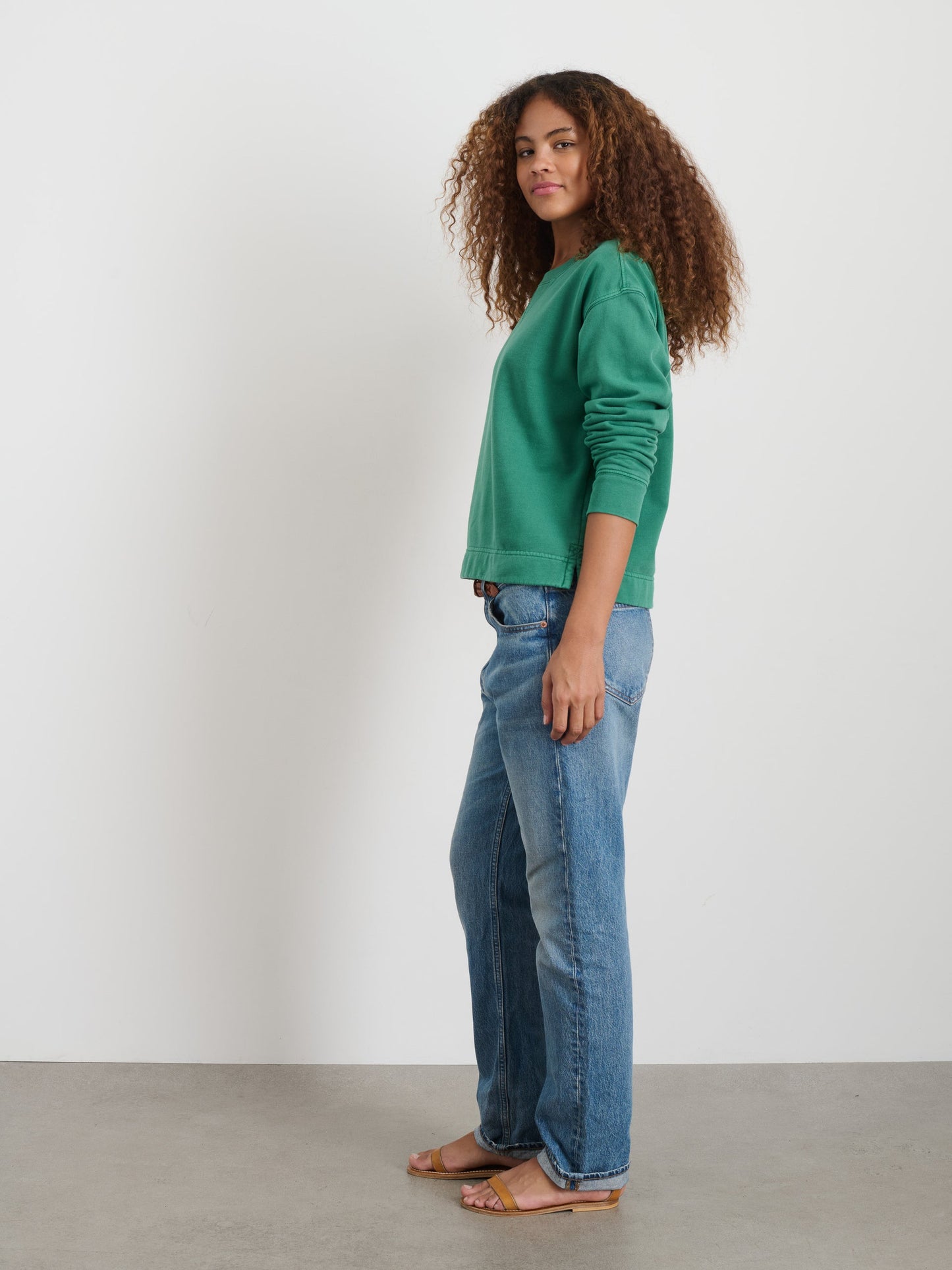 Alex Mill Andersen Sweatshirt Verdant Green