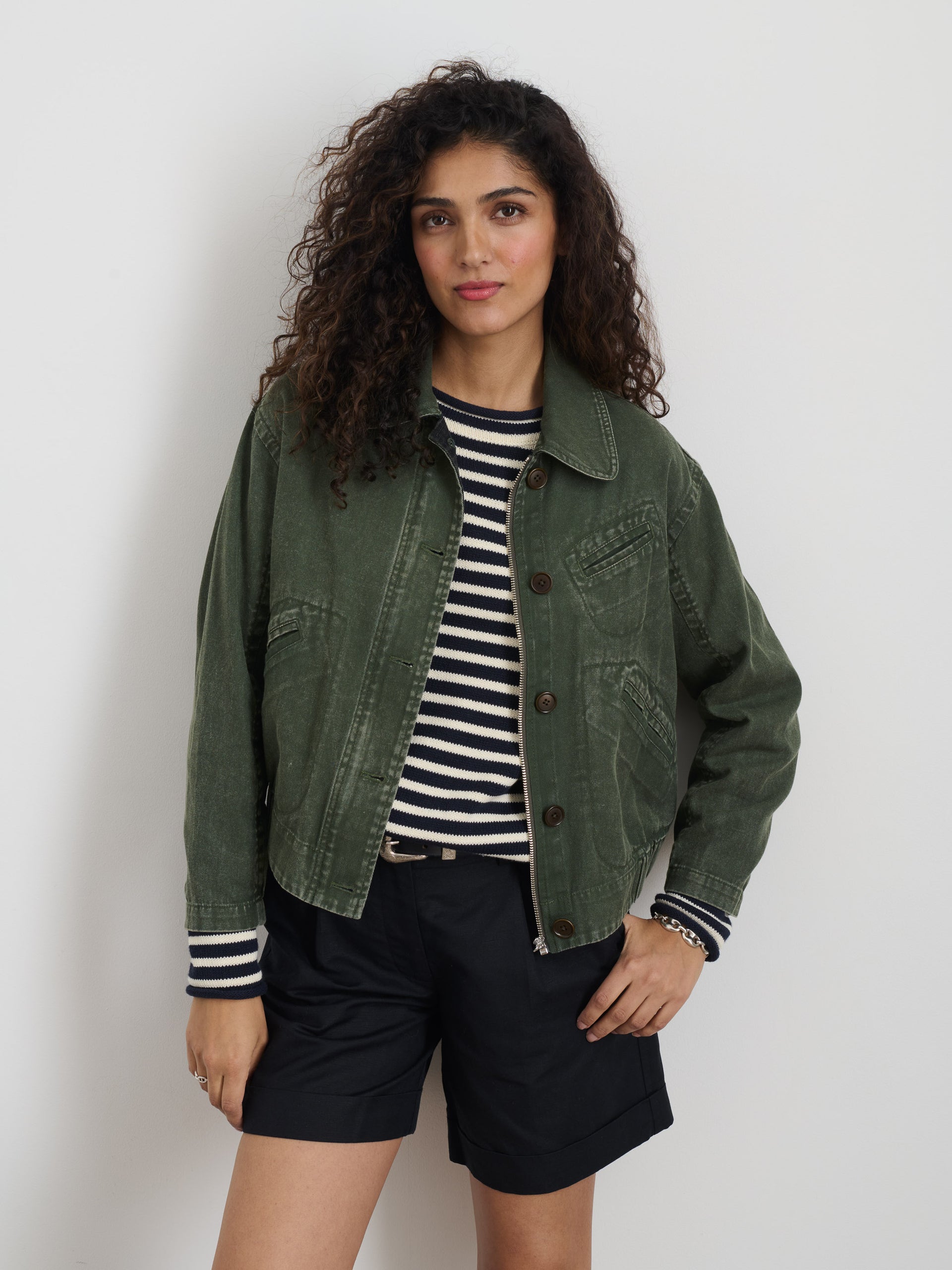 Alex Mill 9th Street Jacket in Cotton Twill Duffle Bag