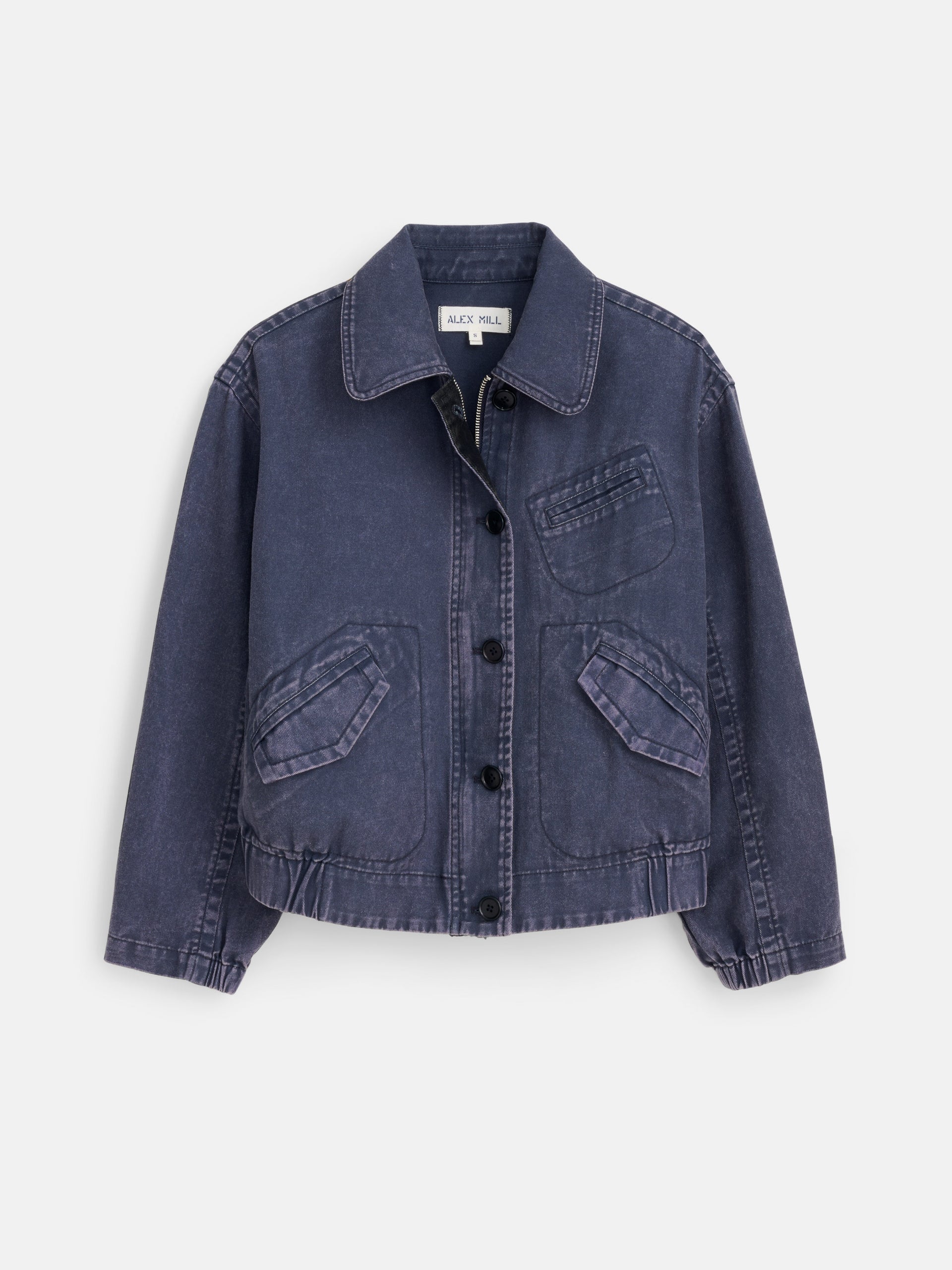 Alex Mill 9th Street Jacket in Cotton Twill Navy