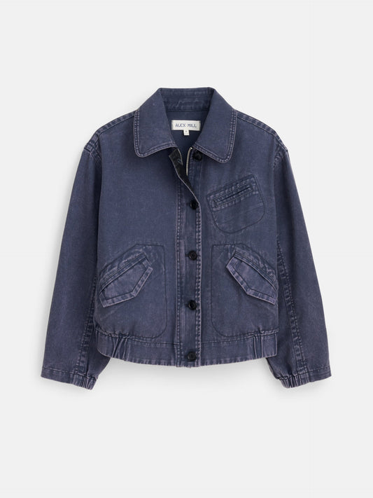 Alex Mill 9th Street Jacket in Cotton Twill Navy
