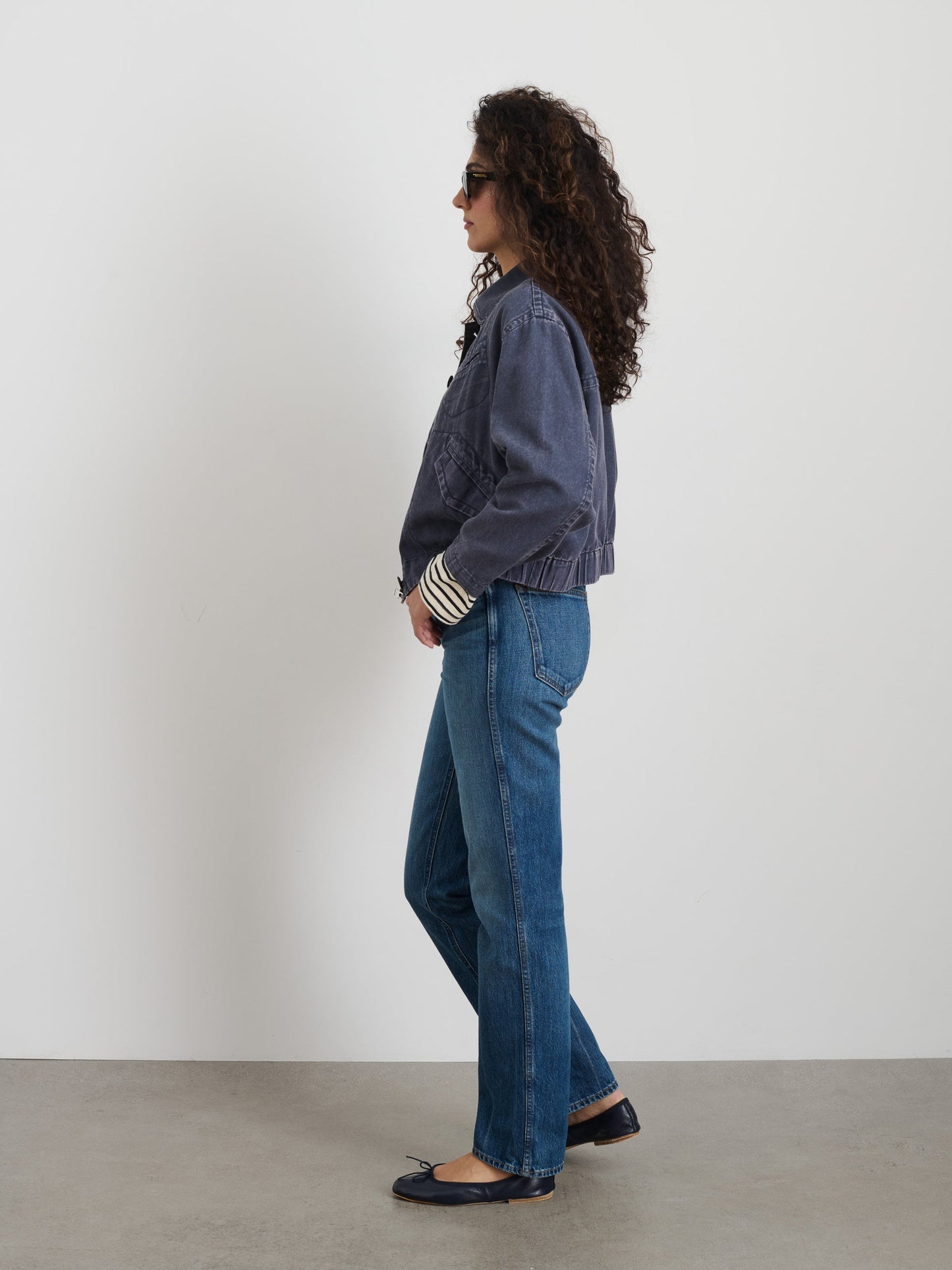 Alex Mill 9th Street Jacket in Cotton Twill Navy