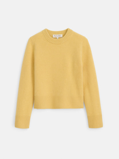 Alex Mill Michelle Crewneck Sweater in Cashmere Acacia