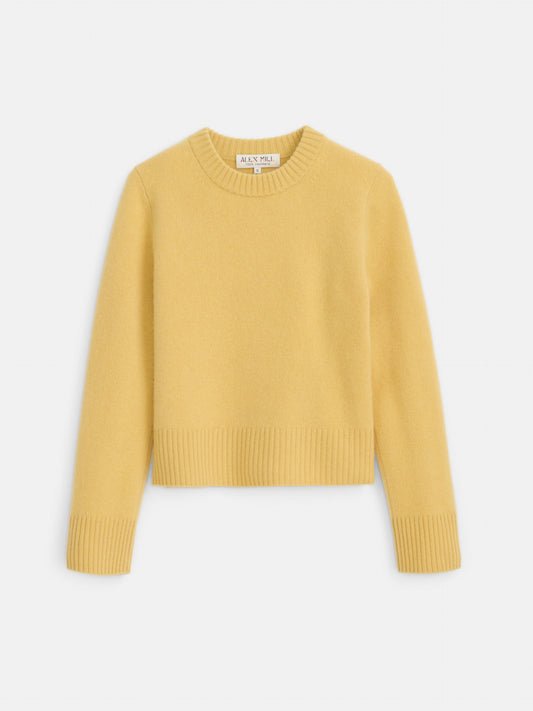 Alex Mill Michelle Crewneck Sweater in Cashmere Acacia