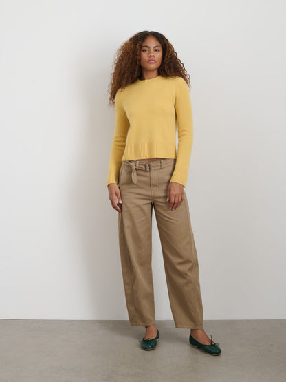 Alex Mill Michelle Crewneck Sweater in Cashmere Acacia