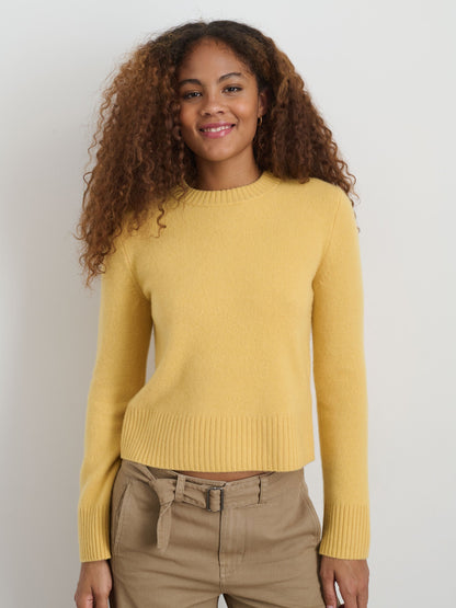 Alex Mill Michelle Crewneck Sweater in Cashmere Acacia