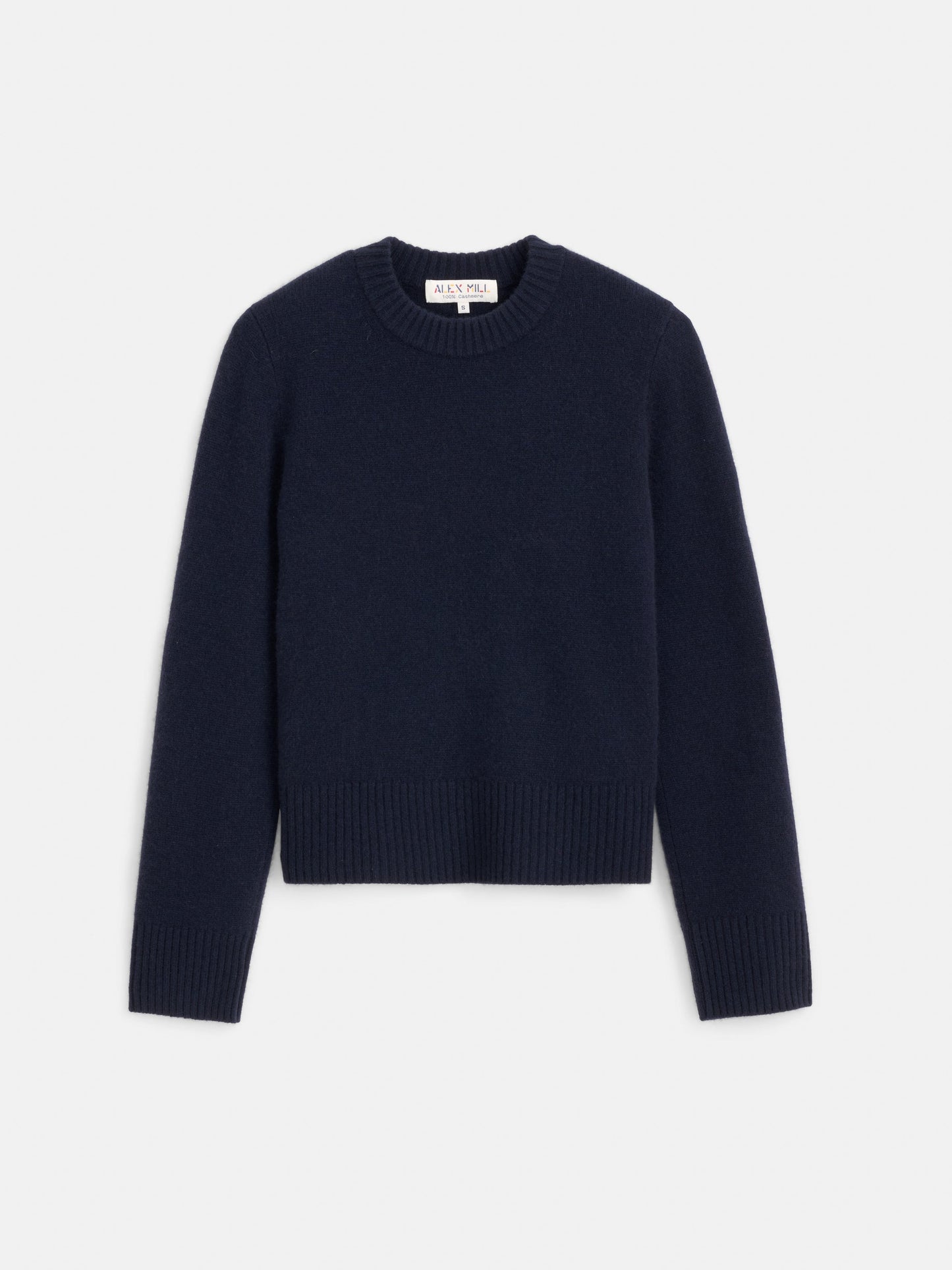 Alex Mill Michelle Crewneck Sweater in Cashmere Navy