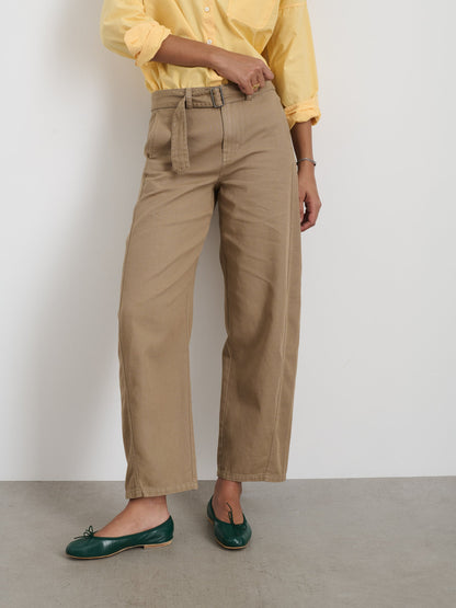 Alex Mill 9th Street Pant in Cotton Twill Field Khaki