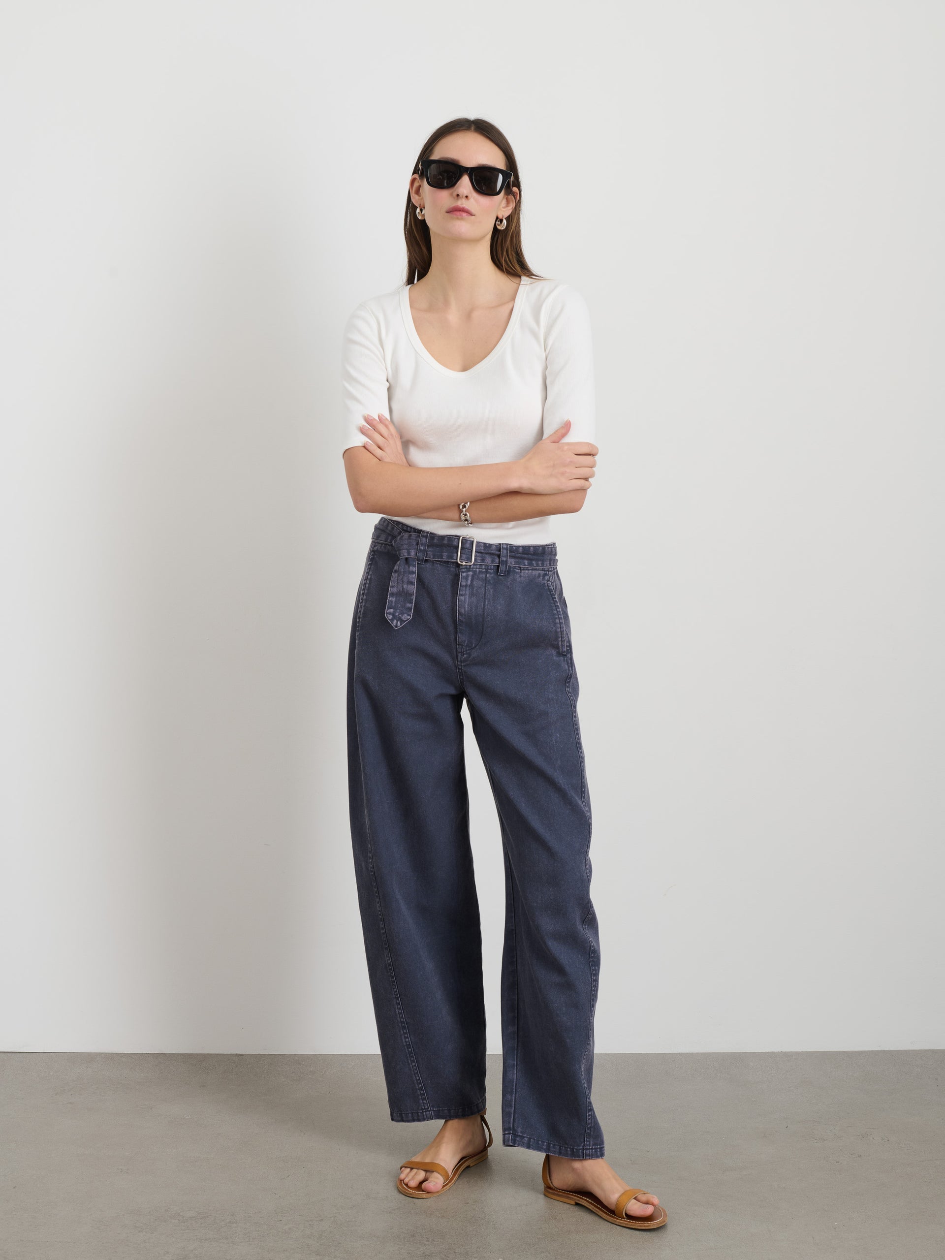 Alex Mill 9th Street Pant in Cotton Twill Navy