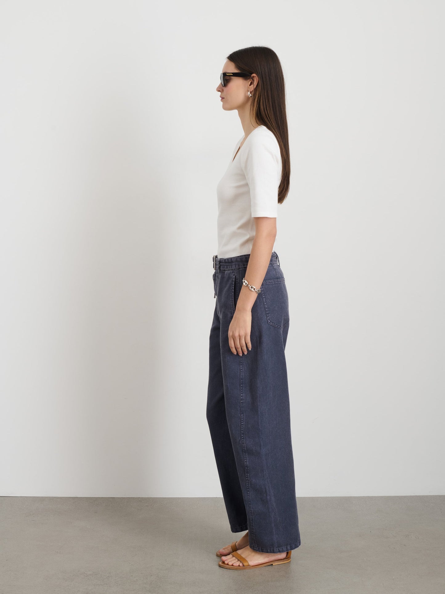 Alex Mill 9th Street Pant in Cotton Twill Navy