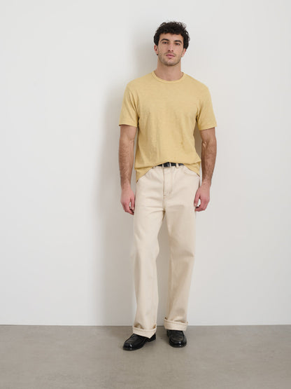 Alex Mill The Standard T-Shirt In Slub Cotton Beeswax