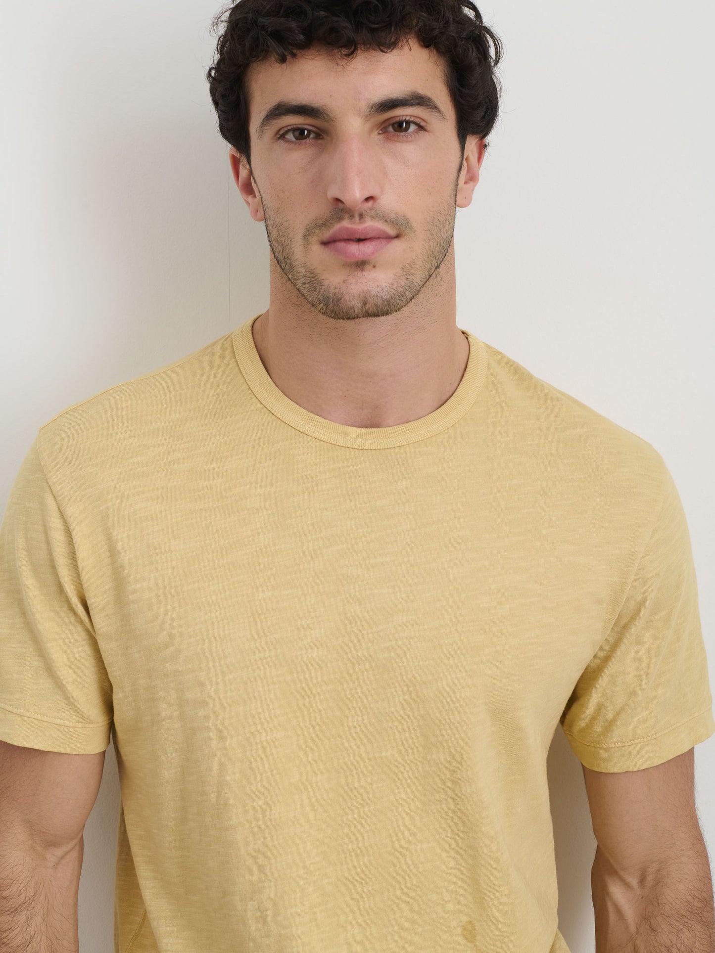 Alex Mill The Standard T-Shirt In Slub Cotton Beeswax