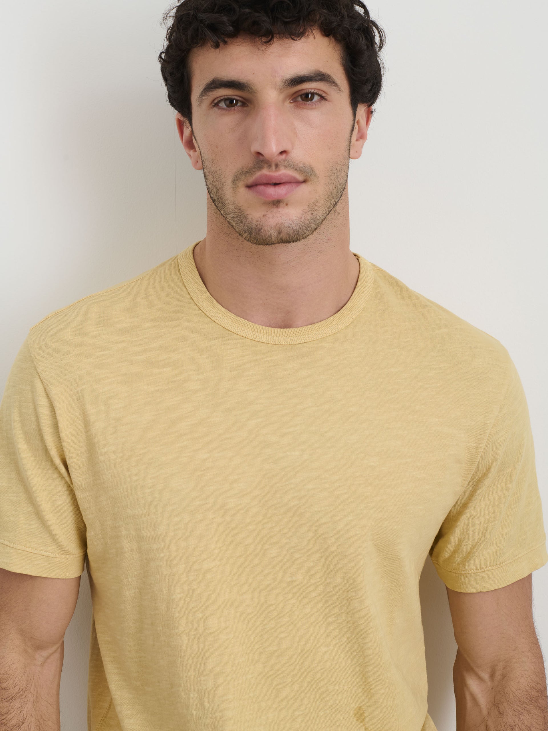 Alex Mill The Standard T-Shirt In Slub Cotton Beeswax