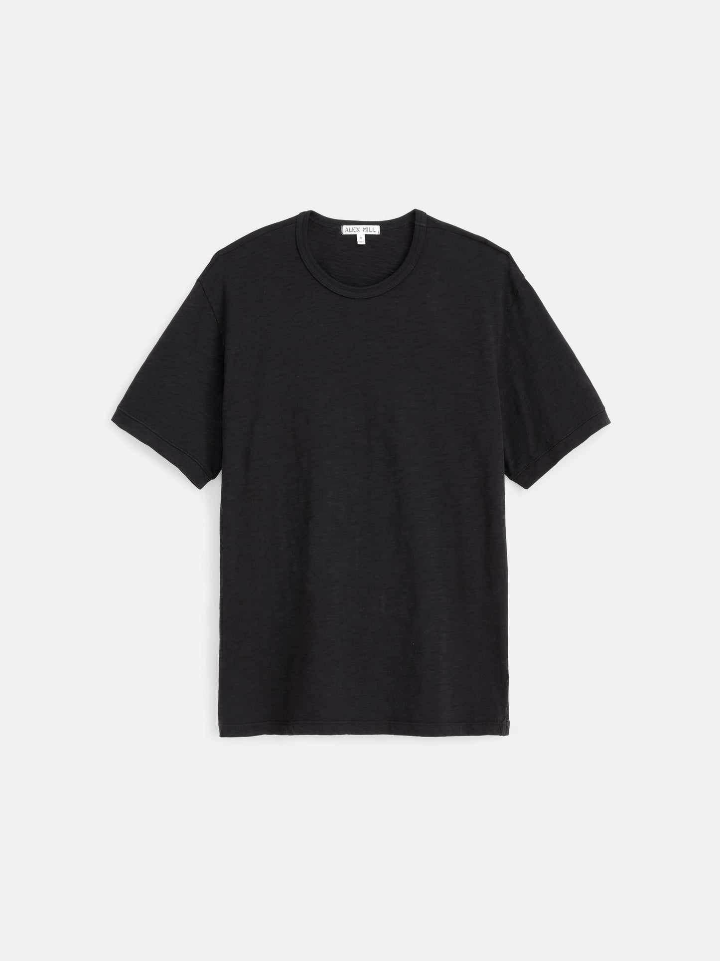 Alex Mill The Standard T-Shirt In Slub Cotton Black