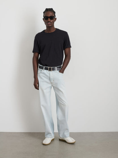 Alex Mill The Standard T-Shirt In Slub Cotton Black