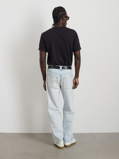 Alex Mill The Standard T-Shirt In Slub Cotton Black