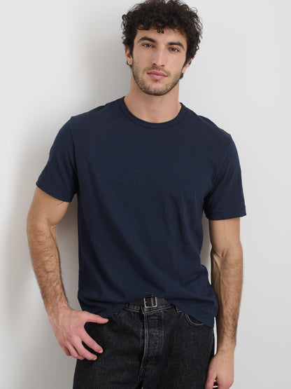 Alex Mill The Standard T-Shirt In Slub Cotton Navy