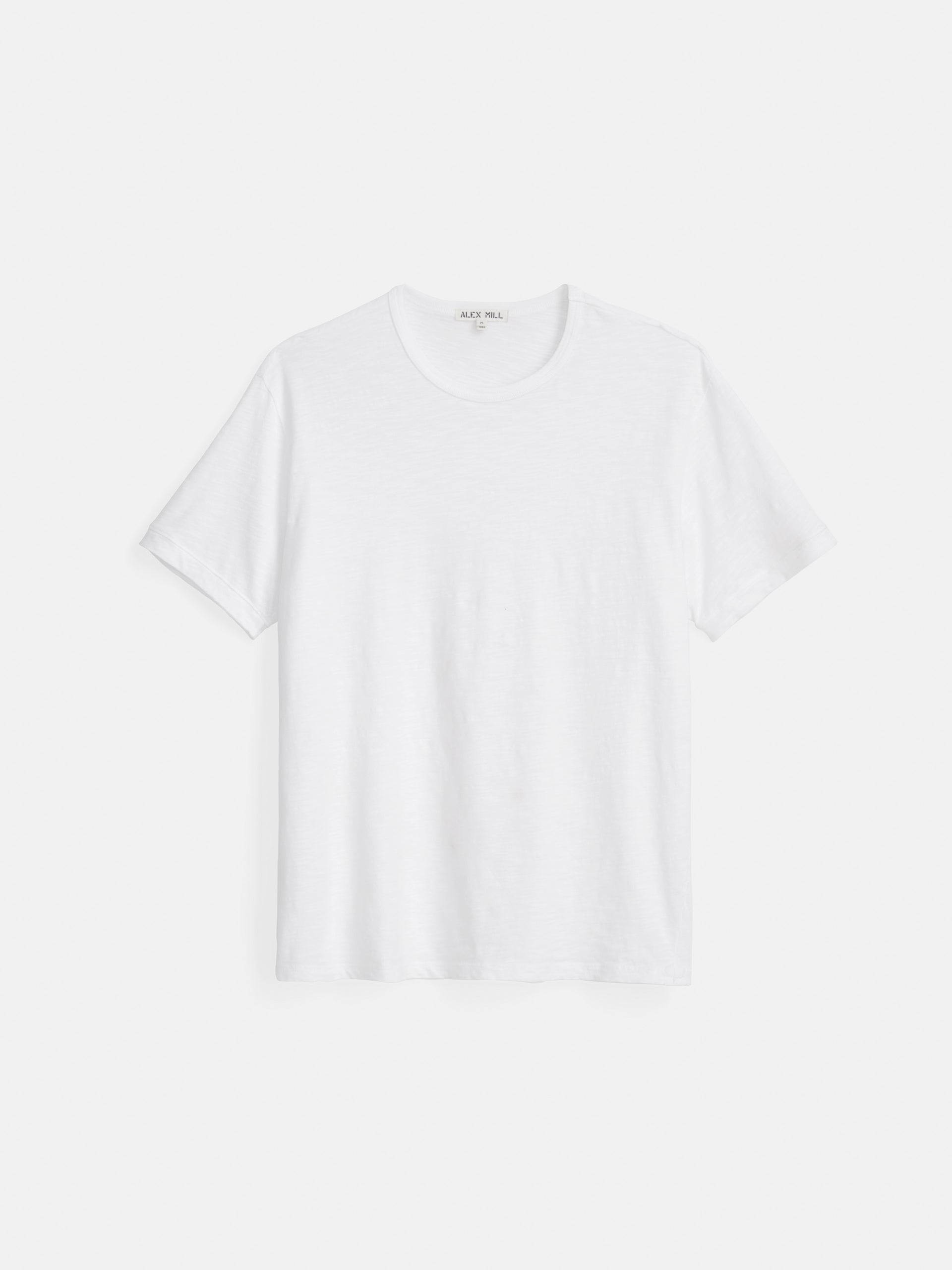 Alex Mill The Standard T-Shirt In Slub Cotton White