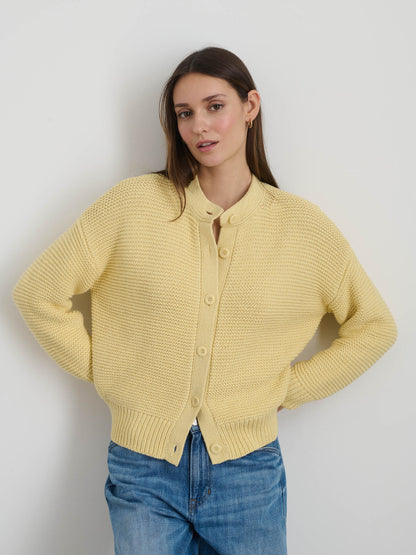 Alex Mill Nico Cardigan in Cotton Butter