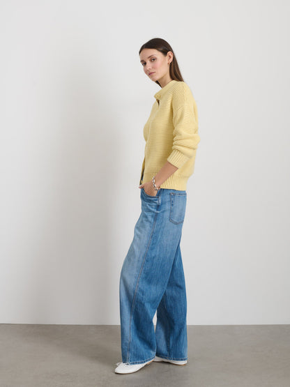 Alex Mill Nico Cardigan in Cotton Butter