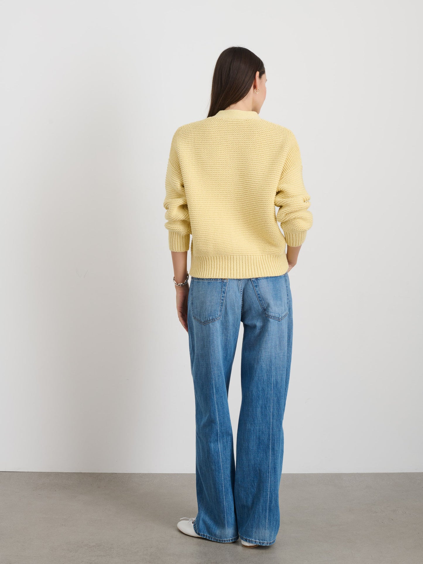 Alex Mill Nico Cardigan in Cotton Butter